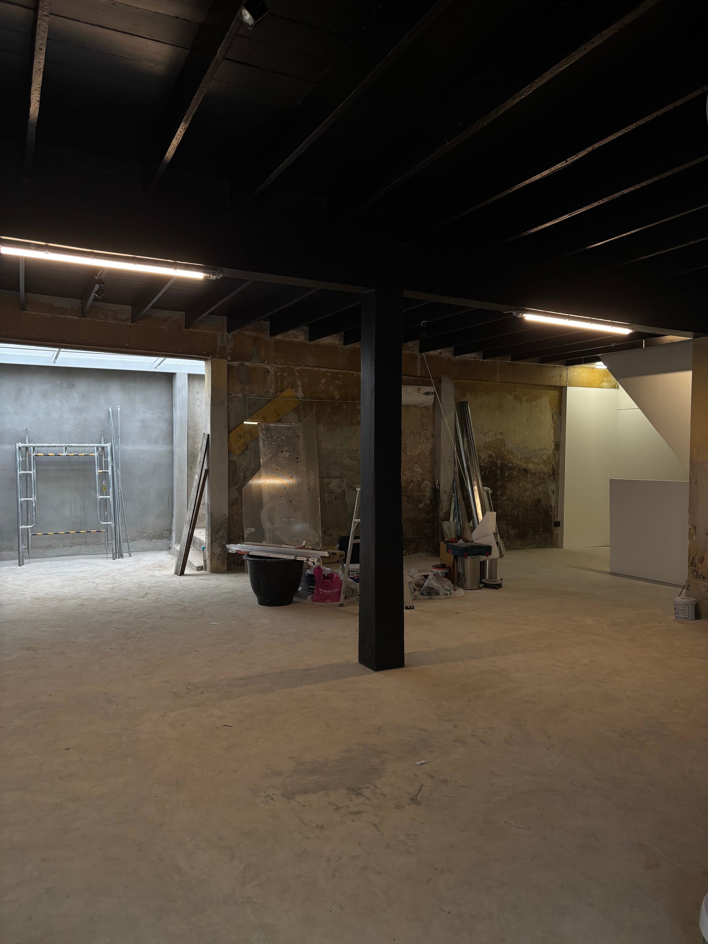 TARS Unlimited, gallery interior under construction at Song Wat, Bangkok